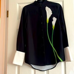 Rare Victoria Beckham for Target Calla Lily long-sleeve tunic